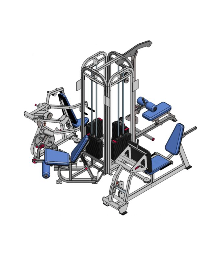 P-235-2 4 STACK MULTI-GYM