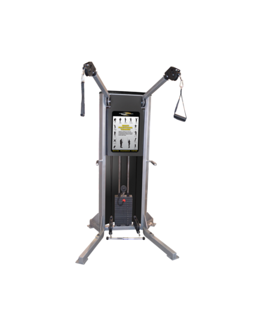 Single Stack Multi Functional Trainer 150lb Weight Stack